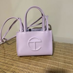 Small Lavender Telfar Shopping Bag